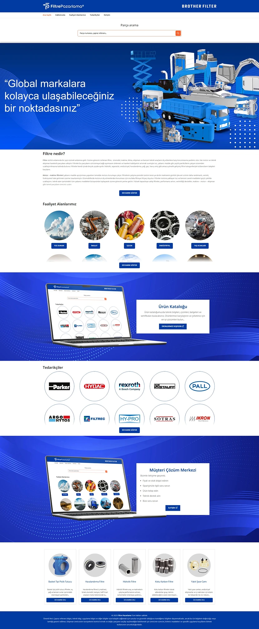 fp kurumsal web sitesi tasarımı referans
