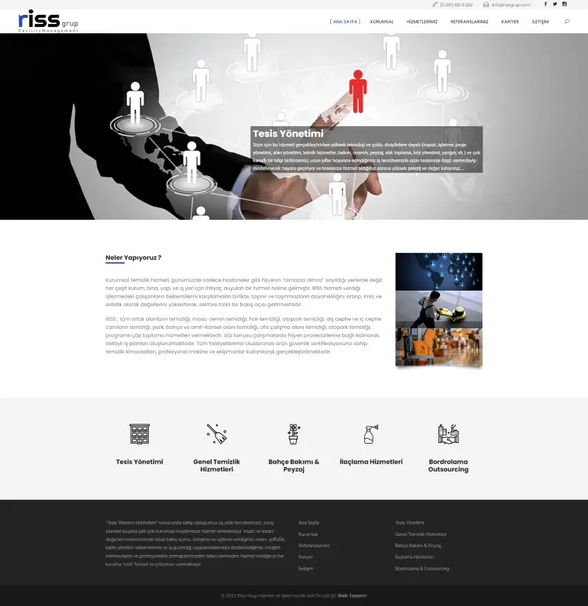 temizlik firması web sitesi tasarımı