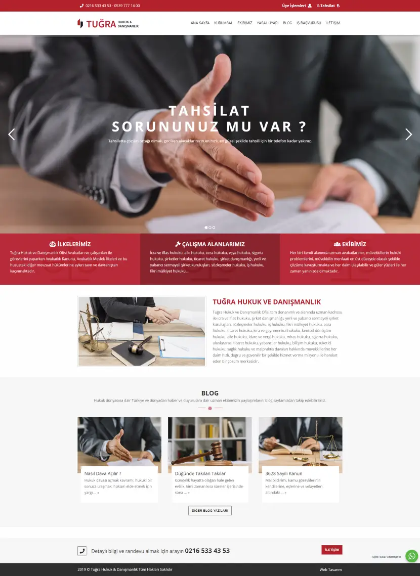 avukat web sitesi tasarımı
